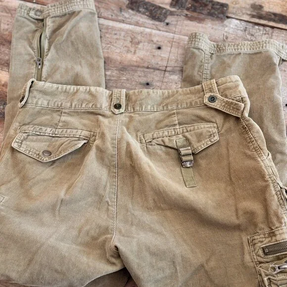 Mint Condition Polo Ralph Lauren Corduroy Utility Military Field Pants 35 / 30